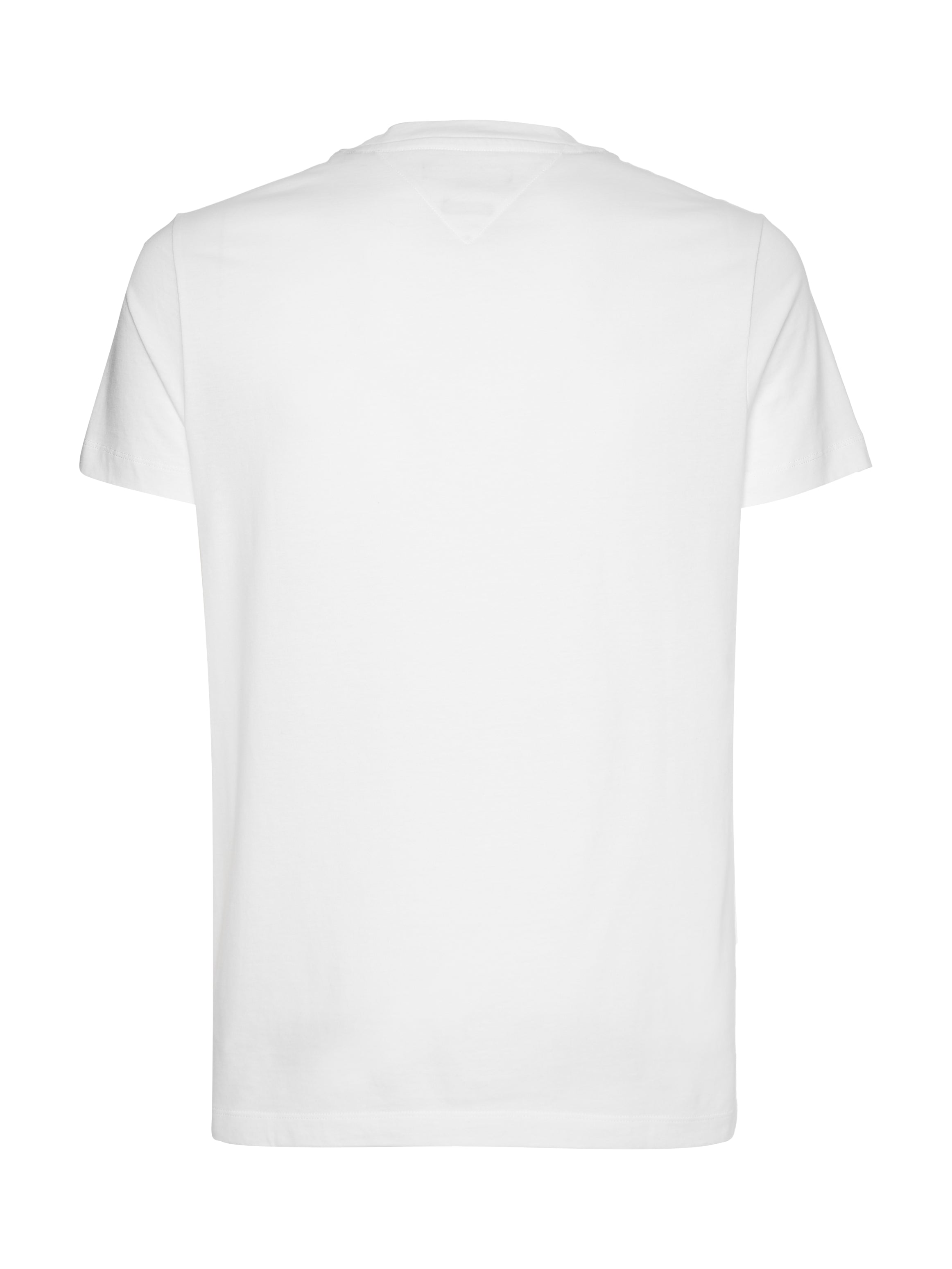 T-Shirt bande logotée Tommy Hilfiger blanc en coton bio | Georgespaul