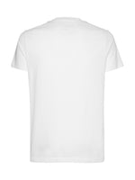 Charger l&#39;image dans la galerie, T-Shirt bande logotée Tommy Hilfiger blanc en coton bio | Georgespaul
