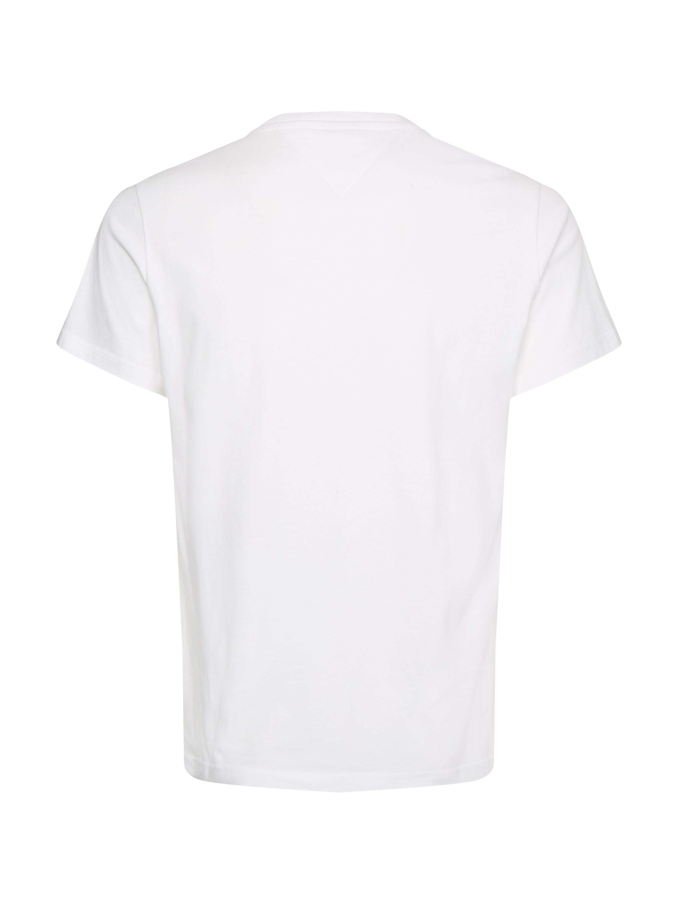 T-shirt signature Tommy Jeans blanc pour homme | Georgespaul