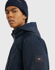 Veste à capuche Tommy Hilfiger marine - Georgespaul