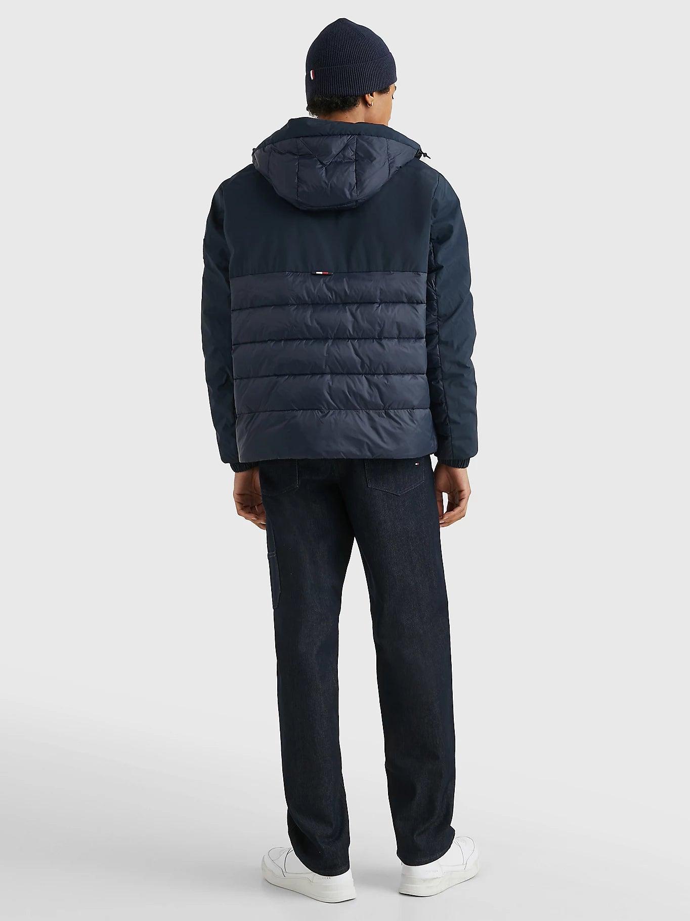 Veste à capuche Tommy Hilfiger marine - Georgespaul