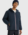 Veste à capuche Tommy Hilfiger marine - Georgespaul