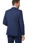 Veste de costume Damian Digel droite bleue pour homme | Georgespaul