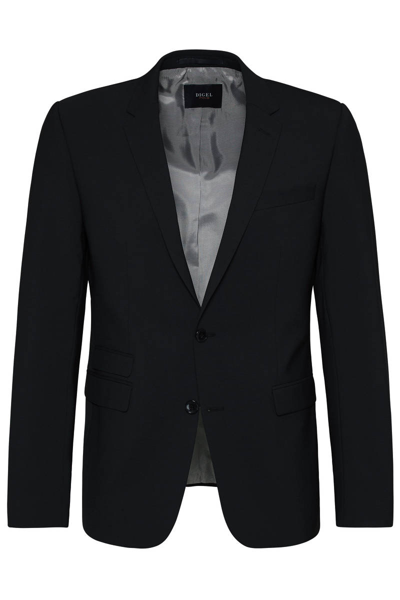 Veste de costume slim Nick Digel noir pour homme | Georgespaul