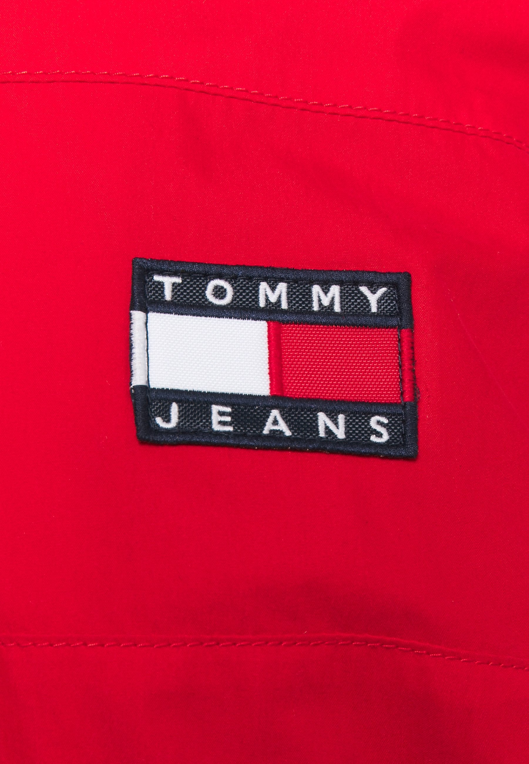 Veste à capuche homme Tommy Jeans rouge doublée en molleton | Georgespaul