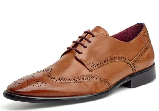 Chaussures Syracuse Digel marron en cuir