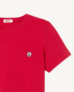 T-shirt JOTT rouge en coton pour homme I Georgespaul