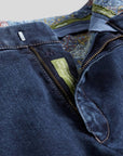 Pantalon chino pour homme Meyer bleu en jean I Georgespaul