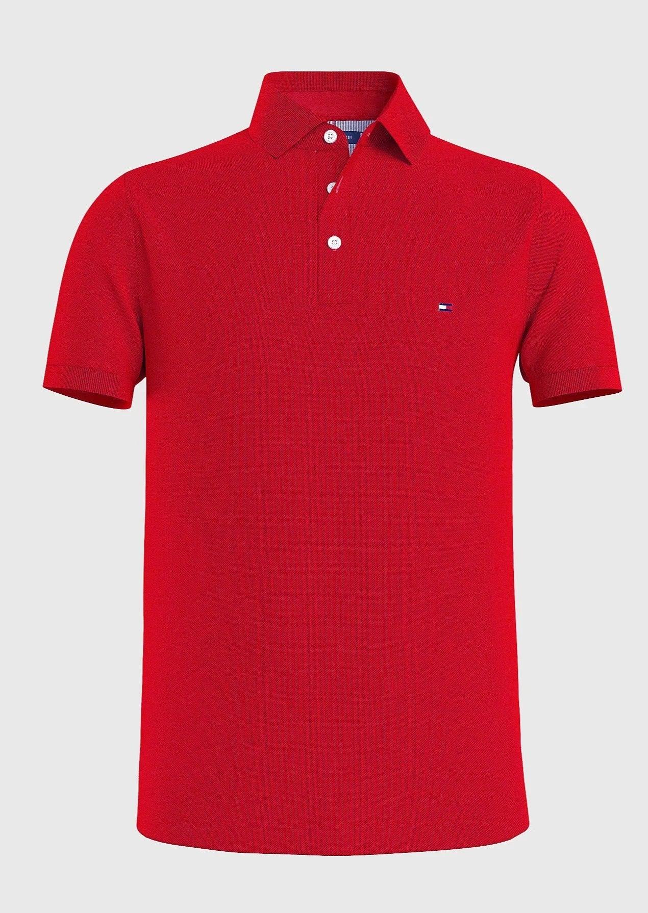 Polo Tommy Hilfiger rouge - Georgespaul