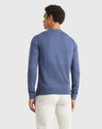 Pull Tommy Hilfiger bleu en cachemire - Georgespaul